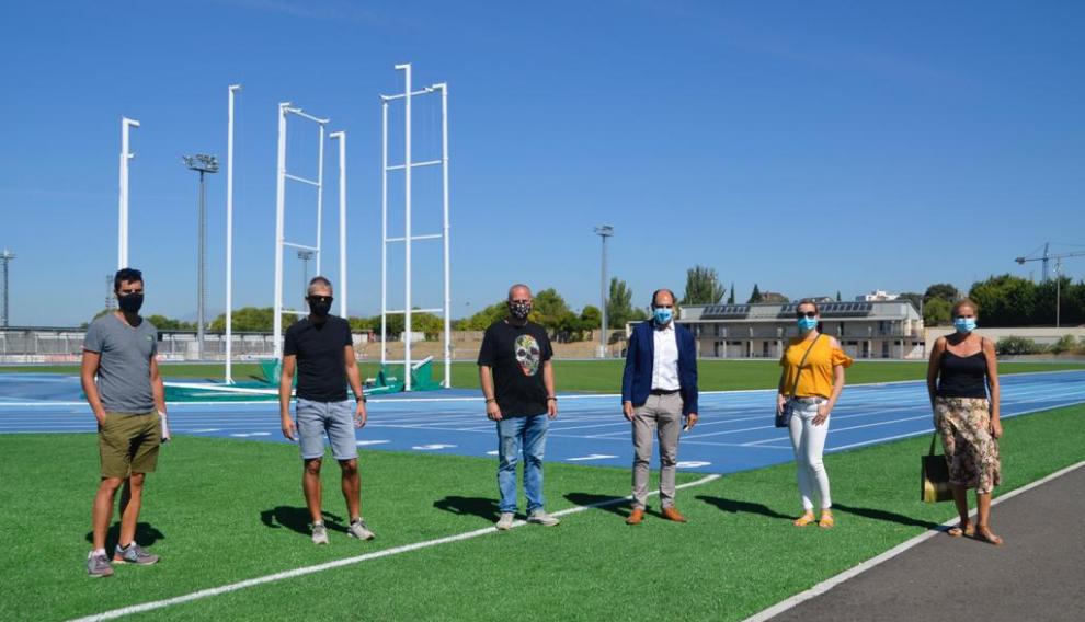 Reunión de atletismo en Barbastro