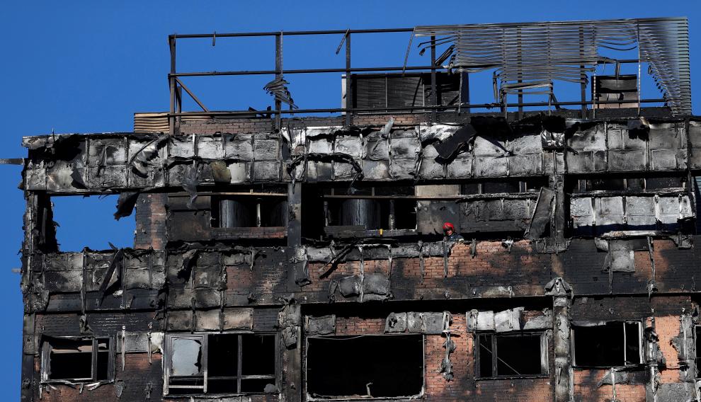 Así ha quedado el edificio