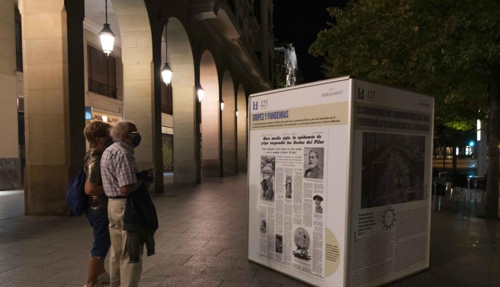 HERALDO expone desde este viernes una veintena de cubos con fragmentos de su trayectoria periodística.