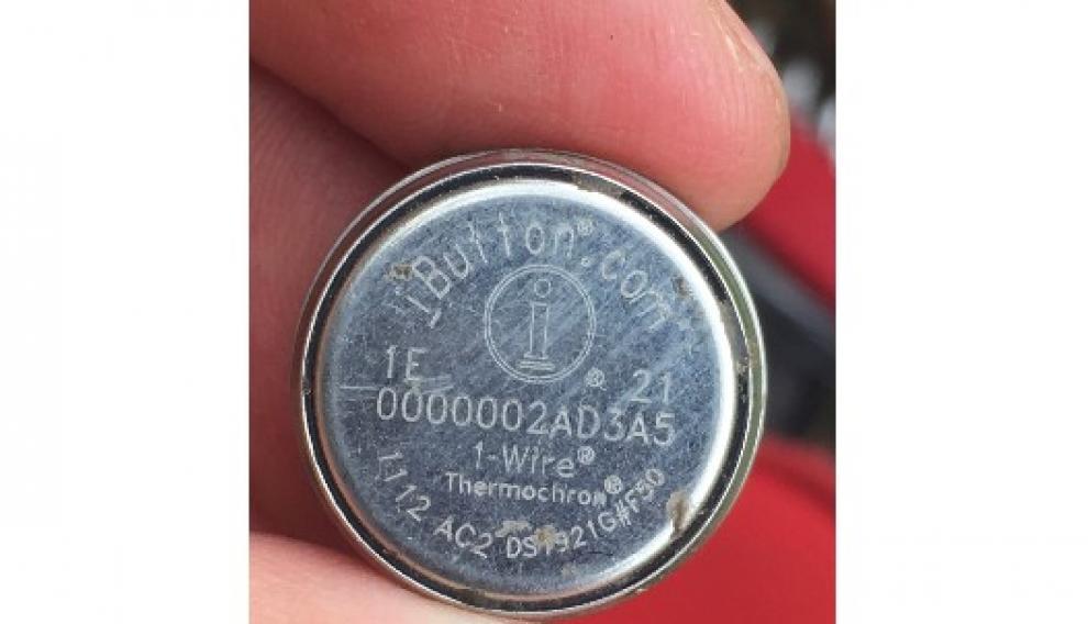 Los iButtons son pequeños sensores de temperatura