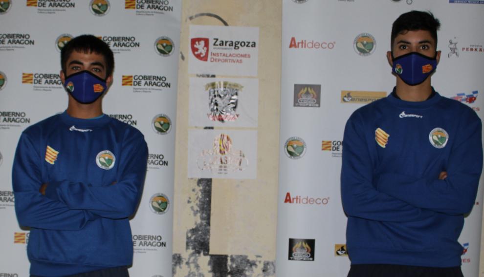Aragón Juvenil: Marcos Tudela y Javier Fuertes