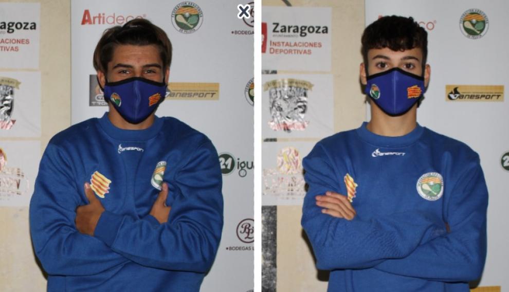 Selección cadete: Saúl García y Jesús Parla