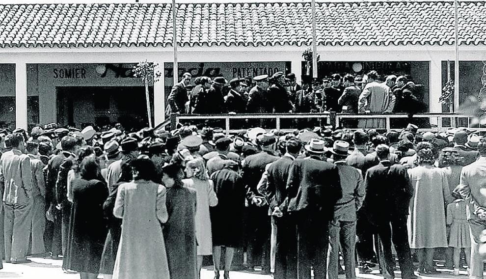 Inauguración de la primera Feria de Muestras en 1941