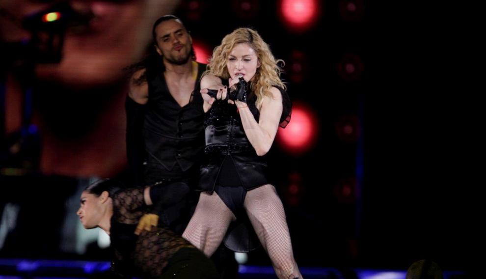 Concierto de Madonna en Zaragoza en 2009.
