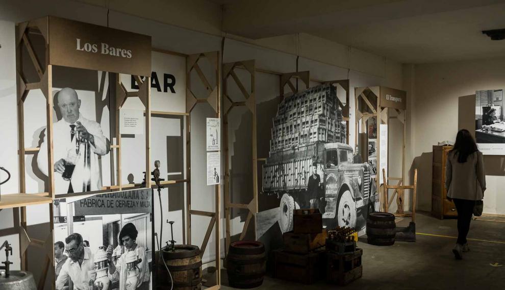 Foto de la exposición '120 años haciendo cerveza' de La Zaragozana