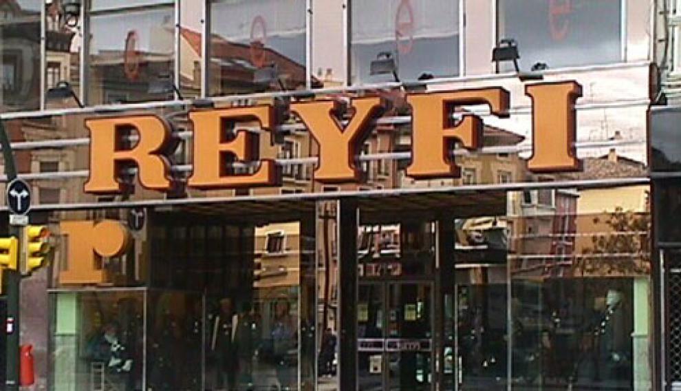 Antigua fachada de Reyfi, en 1995.