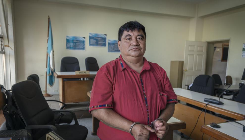 Bernardo Caal, dirigente comunitario maya quekchí