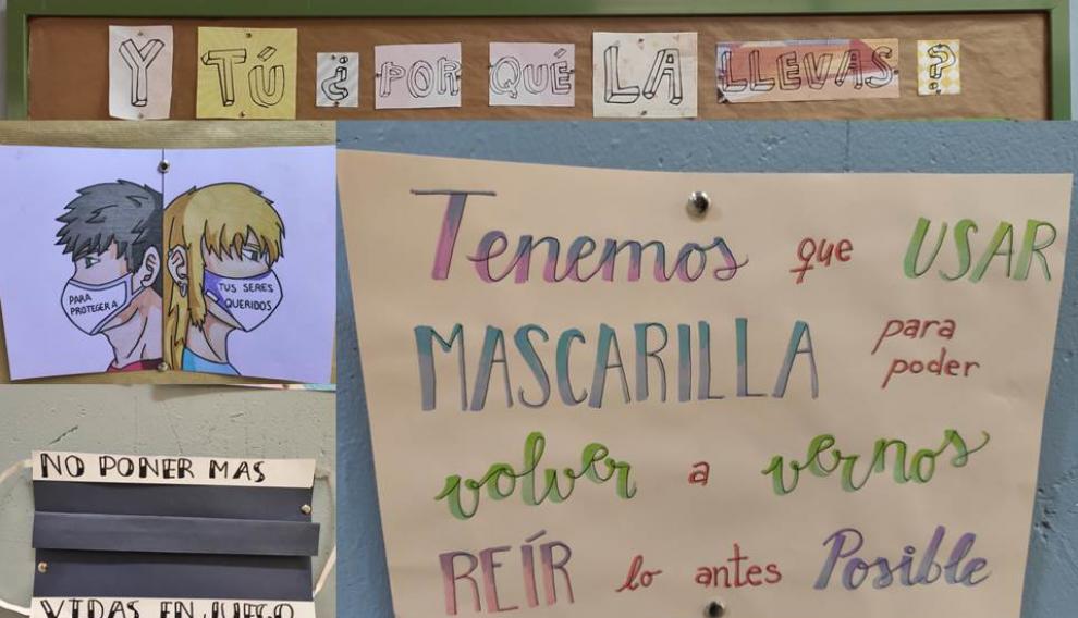Los carteles de concienciación están en todas las clases