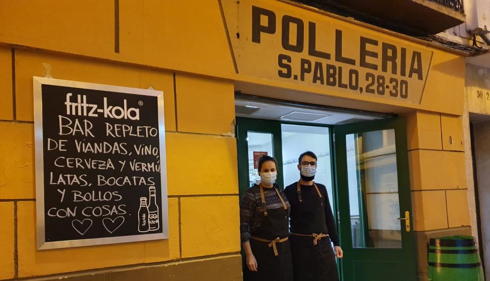Pollería de San Pablo, una tasca en el Gancho.