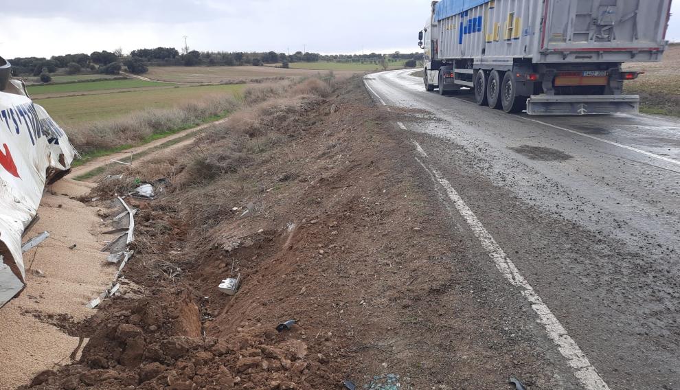 Tramo en el que se ha producido el accidente.
