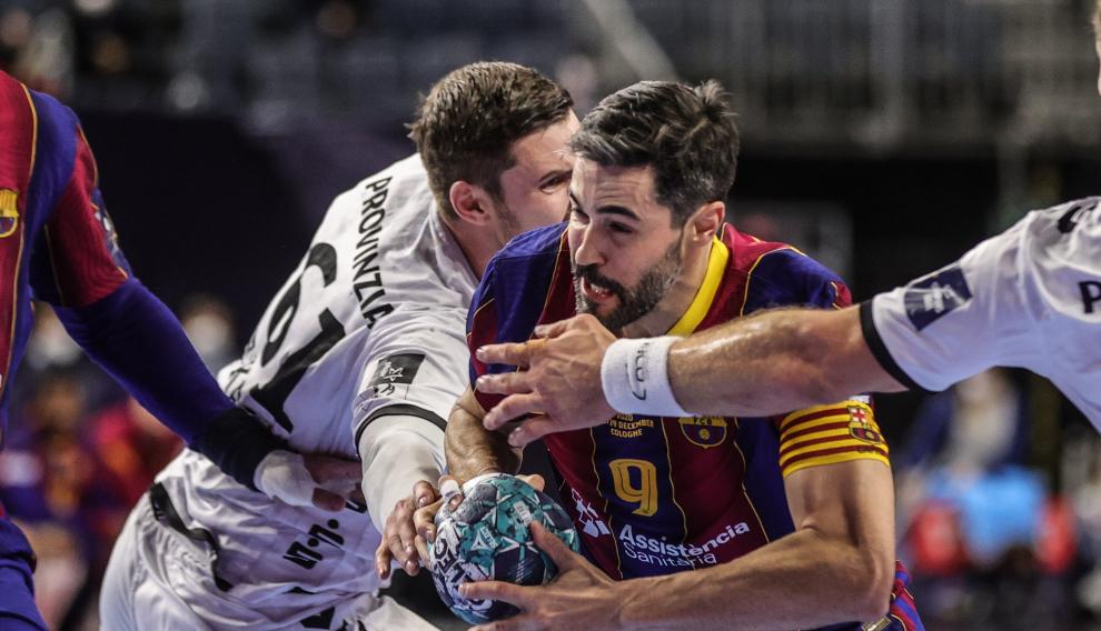 Final de la Liga de Campeones de balonmano entre el Kiel, campeón del torneo, y el FC Barcelona