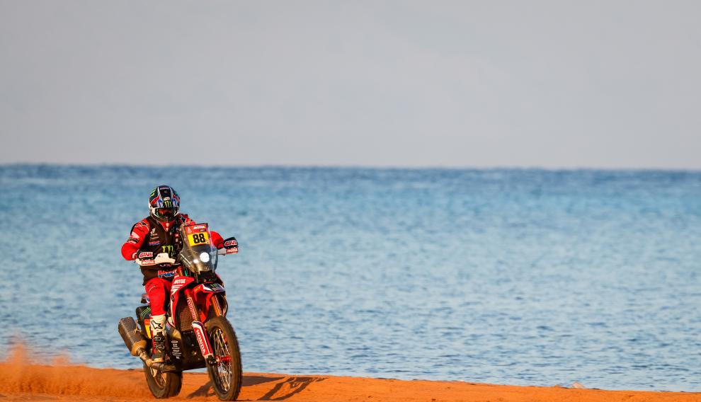 Barreda, en la novena etapa del rally Dakar Rally 2021
