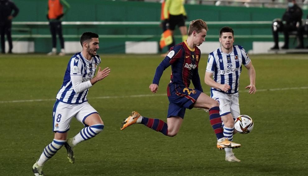 Foto del partido de la Supercopa Real Sociedad-Barcelona