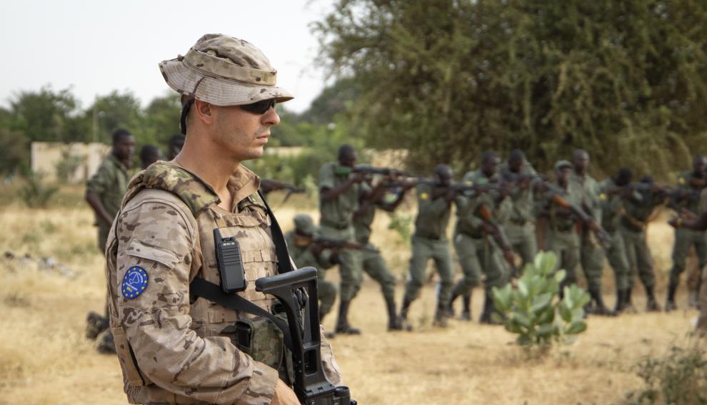 Tropas europeas educan al Ejército malí y se preopcupa de su seguridad ante el yihadismo.