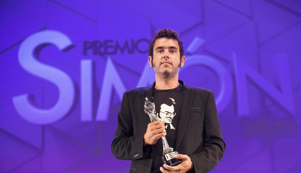 Javier Macipe, en la pasada edición de los Premios Simón.