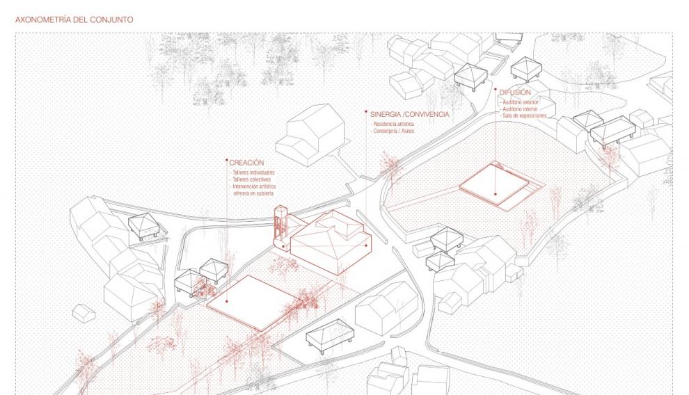 Cuatro arquitectos de Zaragoza ganan un concurso en Asturias.