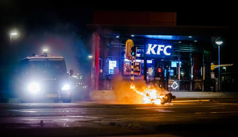 Riots in Rotterdam