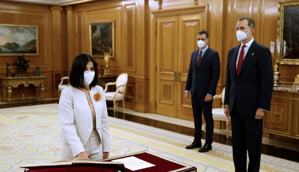 Carolina Darias y Miquel Iceta juran el cargo ante el Rey y el Presidente del Gobierno