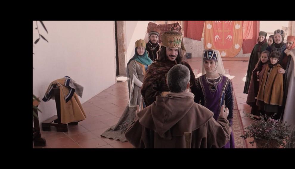 Escena de la boda de Pedro de Azagra con Isabel de Segura de 2021 que solo se podrá ver a través de internet.