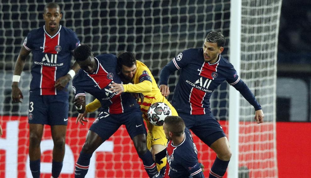 partido de vuelta de los octavos de final entre el Paris Saint Germain y el FC Barcelona