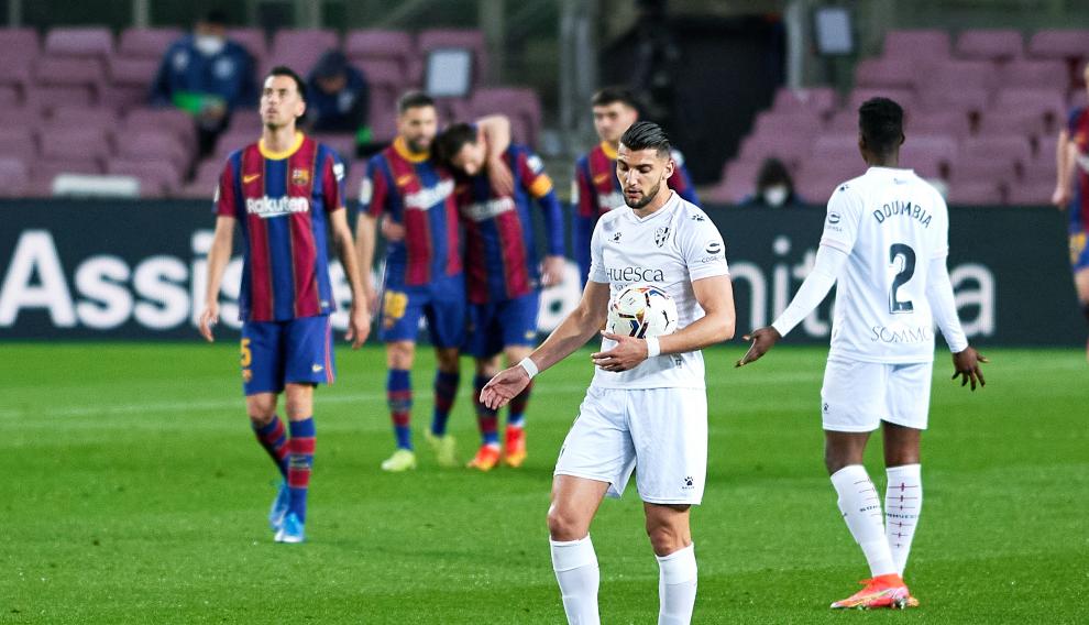 Partido FC Barcelona - SD Huesca, 27ª jornada de LaLiga Santander