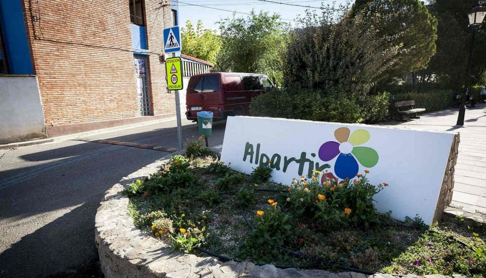 La icónica imagen elegida por el pueblo de Alpartir como identificación.