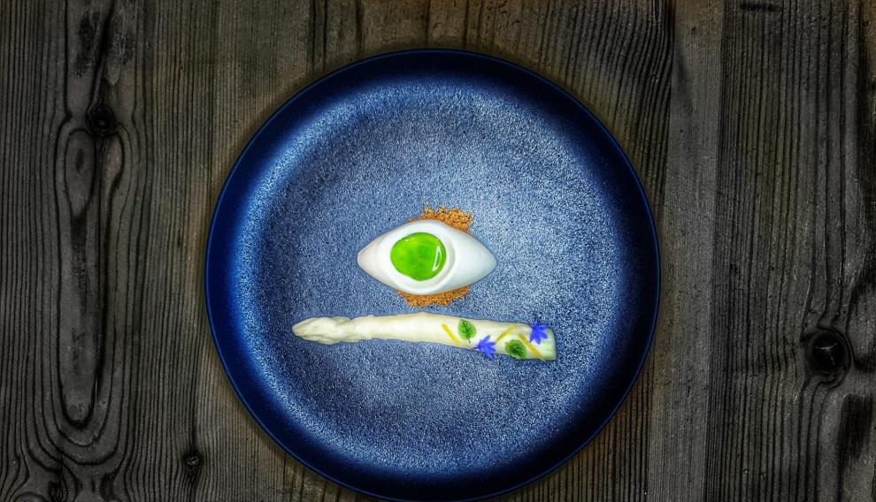 Propuesta de Gamberro: espárrago, limón y menta