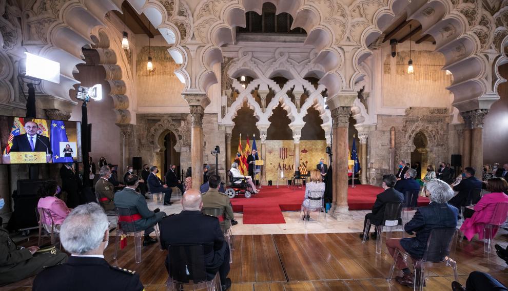 ACTO INSTITUCIONAL DEL DIA DE ARAGON / LAS CORTES DE ARAGON ( ZARAGOZA )