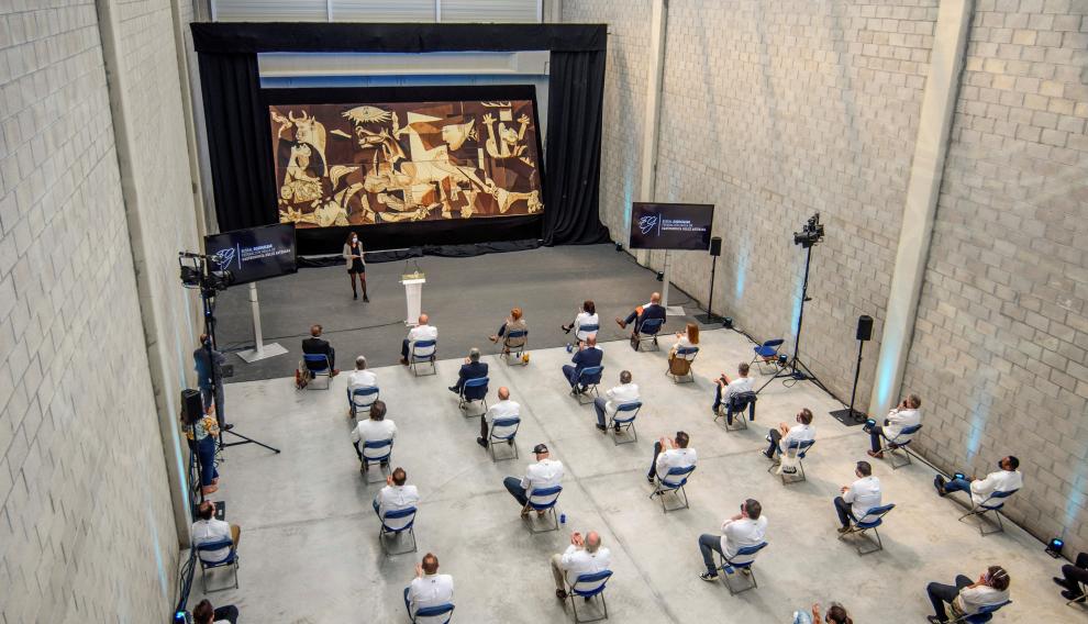 El 'Guernica' hecho con chocolate