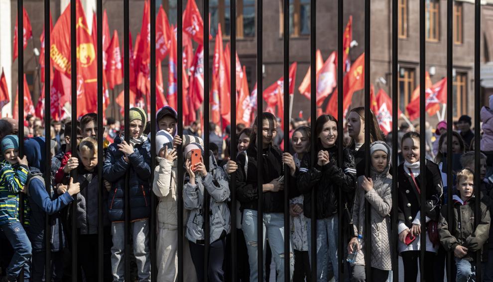 Labour Day celebrations in Moscow