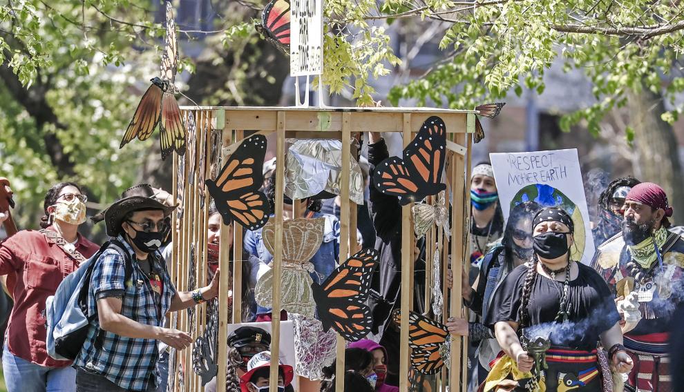 May Day protest in Chicago