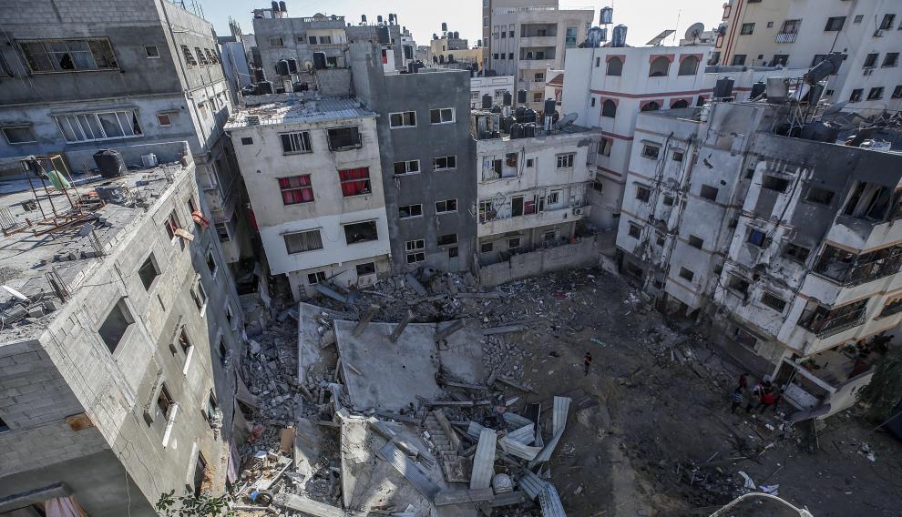 Bombardeos israelíes en Gaza