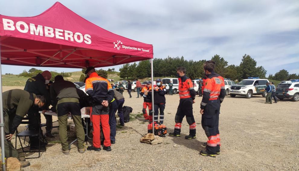 Operativo de búsqueda en Valdelinares.