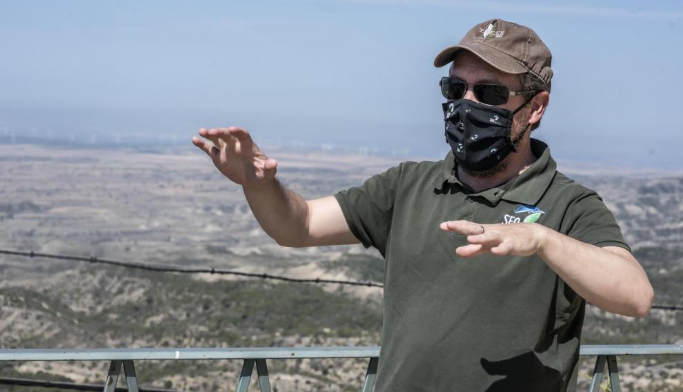 Luis Tirado, delegado de Seo Birdlife en Aragón.