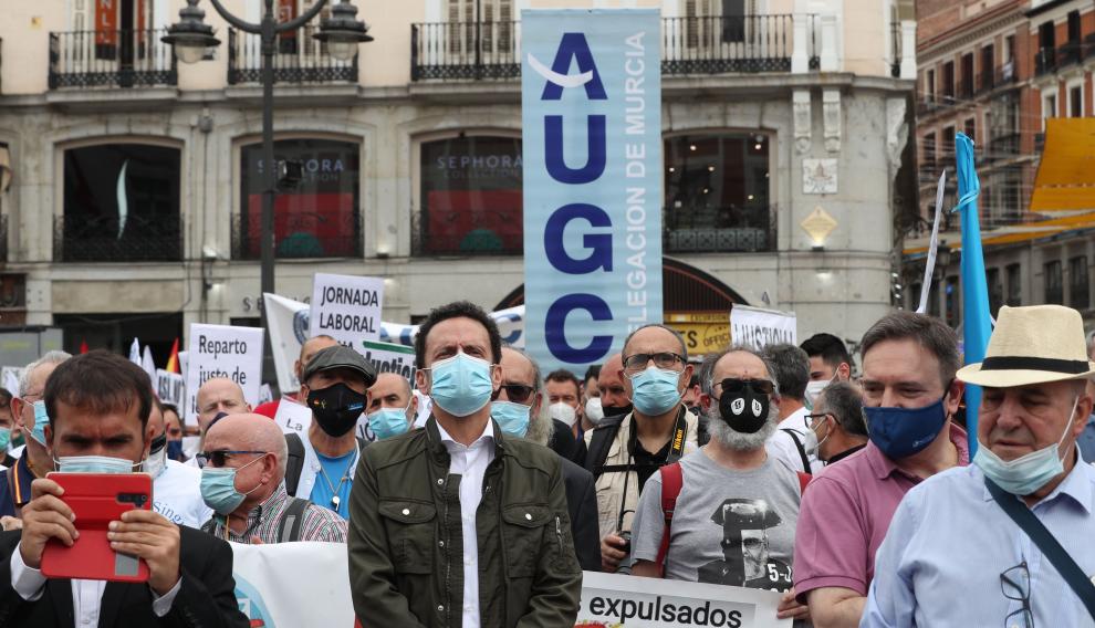 Guardias civiles de todo el país se manifiestan en Madrid por sus derechos