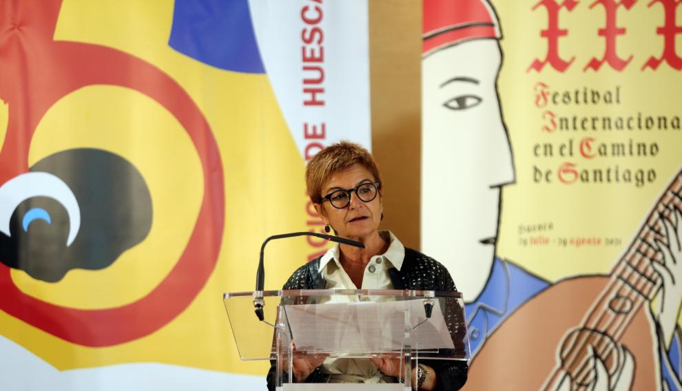 La diputada Maribel De Pablo durante la presentación del Festival.