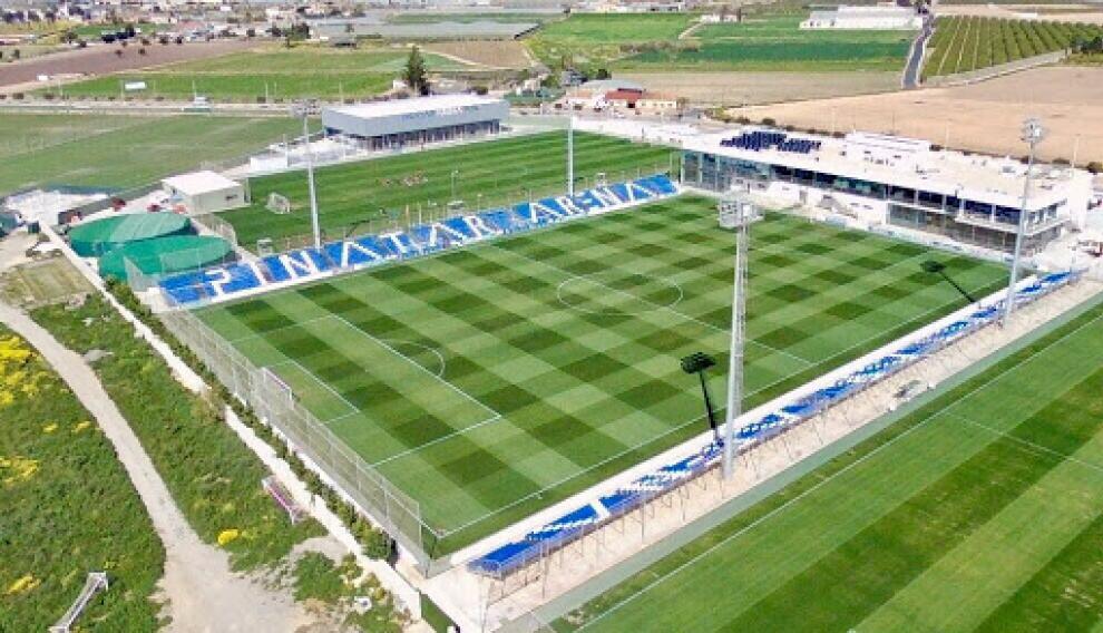 Campo central del Pinatar Arena, lugar donde trabajará el Real Zaragoza a finales de julio en su concentración de pretemporada.