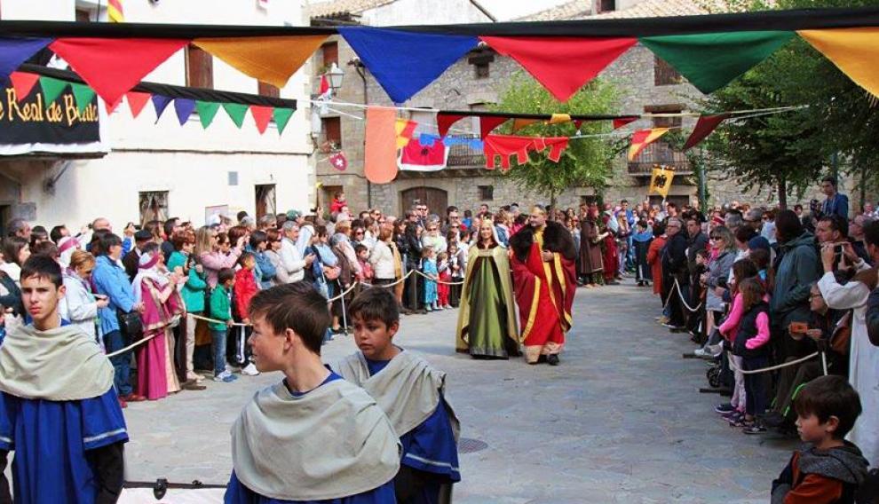 Recreación histórica del Santo Grial en Bailo.