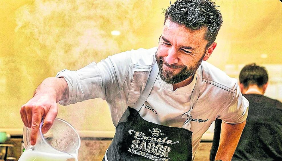 Daniel Yranzo, cocinero y presentador de 'La pera limonera' en Aragón TV.