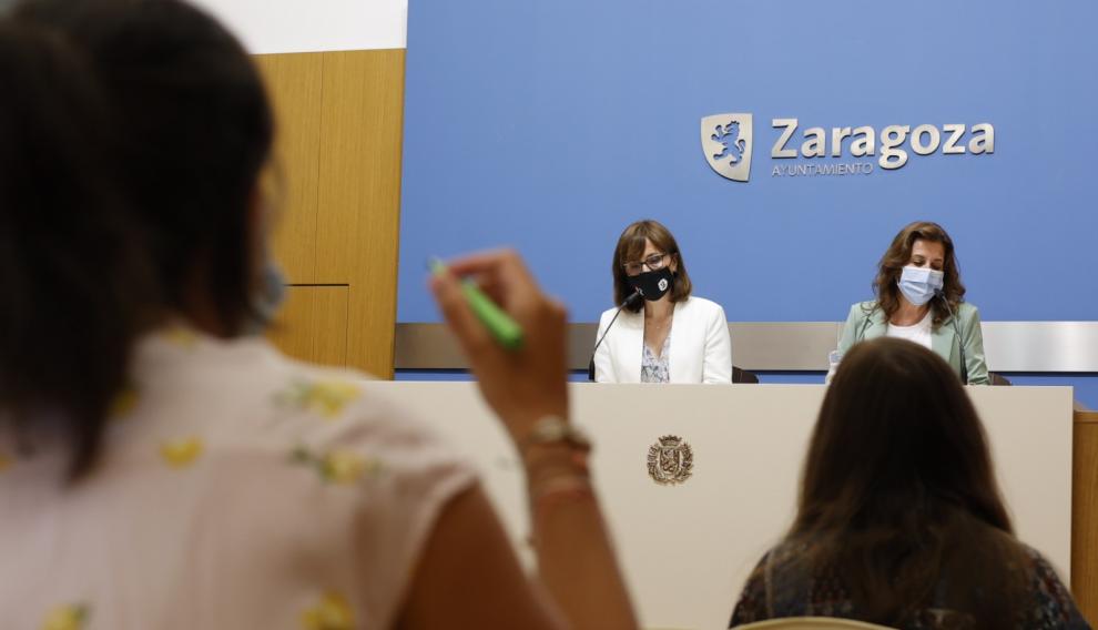Presentación de las ayudas a las víctimas de violencia de género en Zaragoza