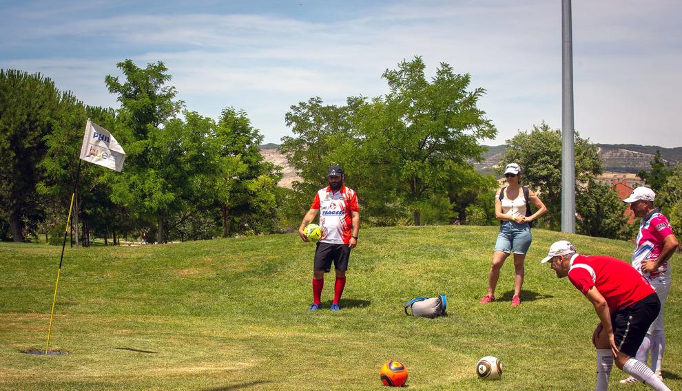 Campeonato de España de footgolf en el Gambito Golf Calatayud