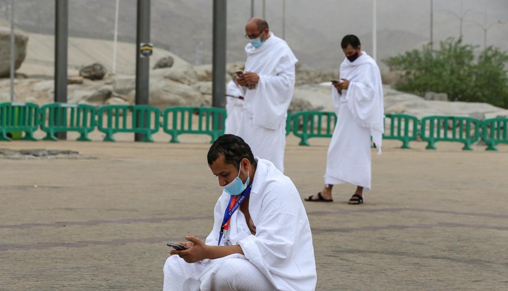 Annual Haj pilgrimage at plain of Arafat