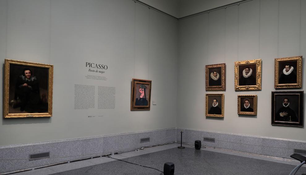 'Cabeza de mujer', de Picasso, entre obras del Greco y Velázquez