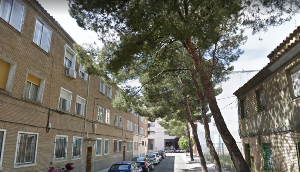 Una imagen de la calle Travesía del Vado, en Zaragoza.