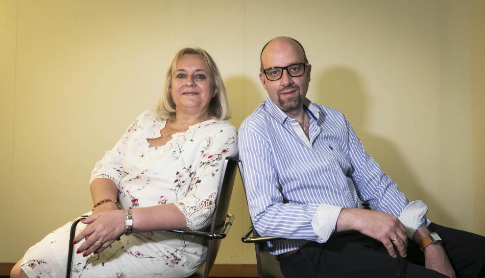 Anna Utrecht y Octavio Lasheras, guionistas y directores de 'Amalia en el otoño'