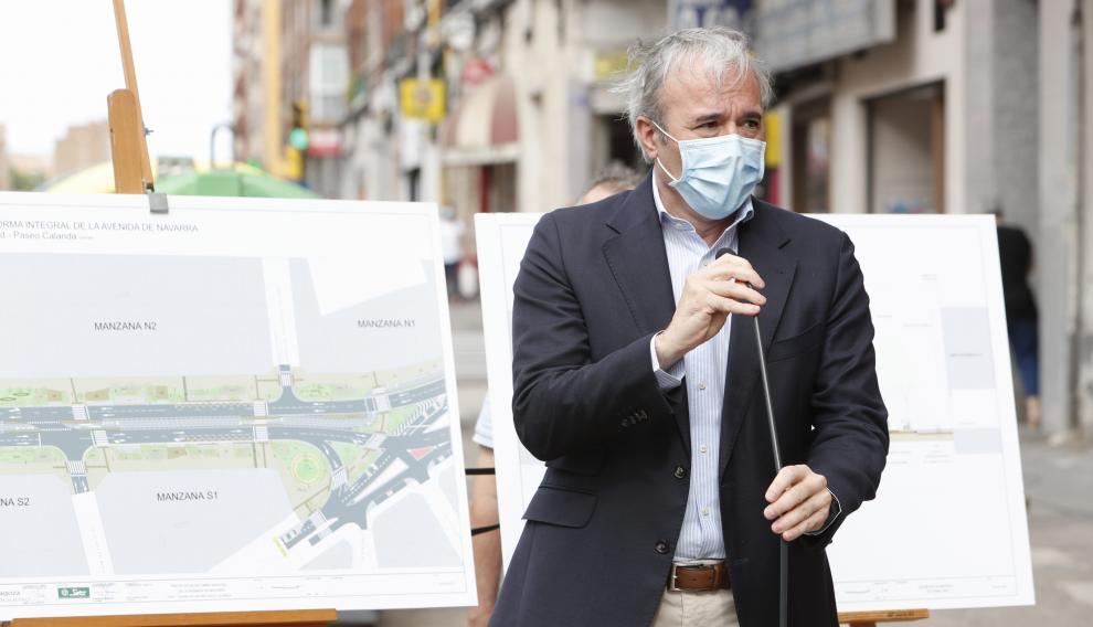 Presentación del proyecto de reforma del primer tramo de la avenida de Navarra.