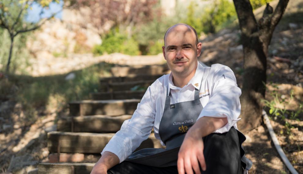 Rubén Catalán, chef de La Torre del Visco.