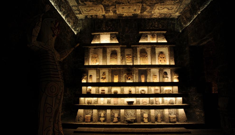 Museo Anahuacalli, diseñado por Diego Rivera, para albergar su colección de arte prehispánico