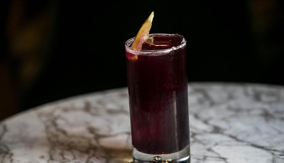 El tinto de verano preparado por Borja Insa.