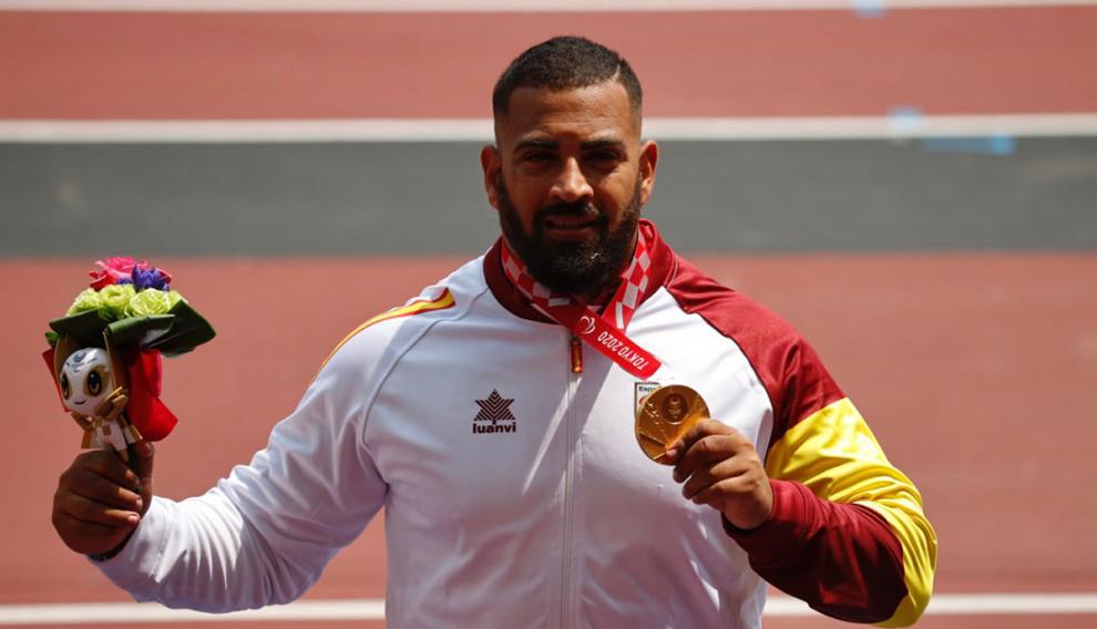 El atleta Kim López se proclamó este sábado en Tokio campeón paralímpico en lanzamiento de peso